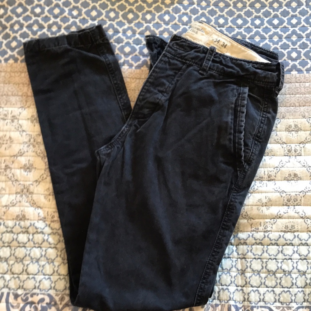 Abercrombie & Fitch Navy Pants